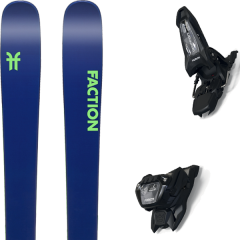 comparer et trouver le meilleur prix du ski Faction Alpin agent 1.0 + griffon 13 id black bleu sur Sportadvice