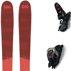 comparer et trouver le meilleur prix du ski Zag Alpin h96 lady + duke pt 12 100mm black/red rouge/orange sur Sportadvice