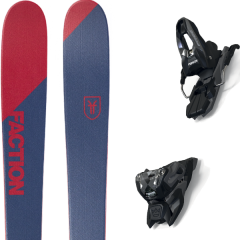comparer et trouver le meilleur prix du ski Faction Alpin candide 0.5 + free ten id black/anthracite sur Sportadvice