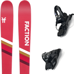 comparer et trouver le meilleur prix du ski Faction Alpin candide 0.5 + free ten id black/anthracite sur Sportadvice
