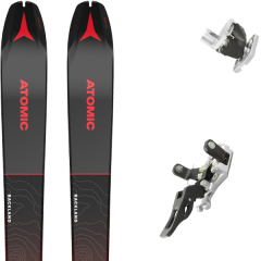 comparer et trouver le meilleur prix du ski Atomic Rando backland 78 black/red + guide 12 gris noir/rouge sur Sportadvice