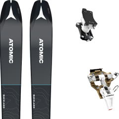 comparer et trouver le meilleur prix du ski Atomic Rando backland 85 dark blue/blue + speed turn 2.0 bronze/black bleu sur Sportadvice