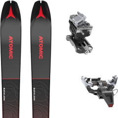 comparer et trouver le meilleur prix du ski Atomic Rando backland 78 black/red + speed radical silver noir/rouge sur Sportadvice