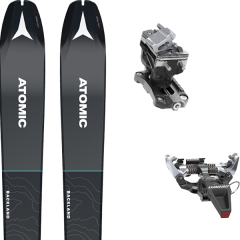comparer et trouver le meilleur prix du ski Atomic Rando backland 85 dark blue/blue + speed radical silver bleu sur Sportadvice