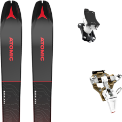 comparer et trouver le meilleur prix du ski Atomic Rando backland 78 black/red + speed turn 2.0 bronze/black noir/rouge sur Sportadvice