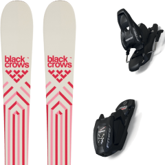comparer et trouver le meilleur prix du ski Black Crows Alpin junius birdie + free 7 95mm black blanc/rose sur Sportadvice