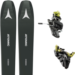 comparer et trouver le meilleur prix du ski Atomic Rando backland wmn 107 anthr/mint + st radical 110mm yellow gris/vert/noir sur Sportadvice