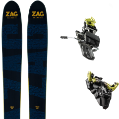 comparer et trouver le meilleur prix du ski Zag Rando ubac 102 + st radical 110mm yellow bleu/jaune sur Sportadvice