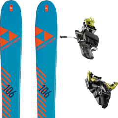 comparer et trouver le meilleur prix du ski Fischer Rando hannibal 106 carbon + st radical 110mm yellow bleu sur Sportadvice