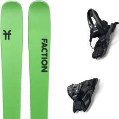 comparer et trouver le meilleur prix du ski Faction Alpin 1.0 x + free ten id black/anthracite sur Sportadvice