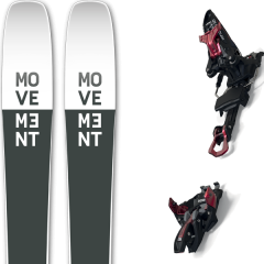 comparer et trouver le meilleur prix du ski Movement Rando go 98 ti + kingpin 10 100-125mm black/red noir sur Sportadvice