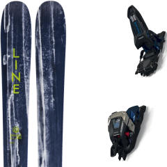 comparer et trouver le meilleur prix du ski Line Rando supernatural 100 + duke pt 16 100mm black/gunmetal bleu/blanc sur Sportadvice