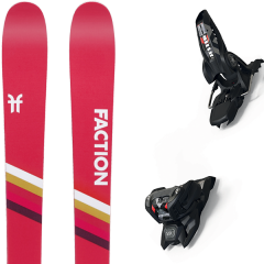 comparer et trouver le meilleur prix du ski Faction Alpin candide 1.0 + jester 16 id black 19 rouge sur Sportadvice