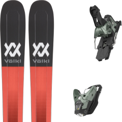 comparer et trouver le meilleur prix du ski Völkl Alpin  m5 mantra + sth2 wtr 16 n oil green rouge/noir sur Sportadvice