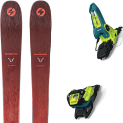 comparer et trouver le meilleur prix du ski Blizzard Alpin brahma 88 + jester 18 pro id teal/flo-yellow rouge sur Sportadvice