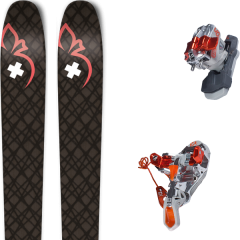comparer et trouver le meilleur prix du ski Movement Rando session 89 women + ion lt 12 with leash rose/noir sur Sportadvice