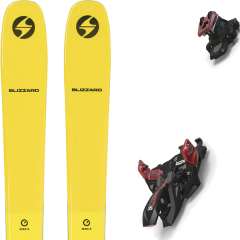 comparer et trouver le meilleur prix du ski Blizzard Rando zero g 085 + alpinist 12 black/red jaune sur Sportadvice