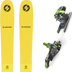 comparer et trouver le meilleur prix du ski Blizzard Rando zero g 085 + zed 12 jaune sur Sportadvice