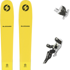 comparer et trouver le meilleur prix du ski Blizzard Rando zero g 085 + guide 12 gris jaune sur Sportadvice
