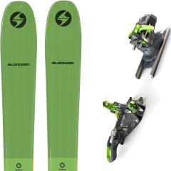 comparer et trouver le meilleur prix du ski Blizzard Rando zero g 095 + zed 12 vert sur Sportadvice