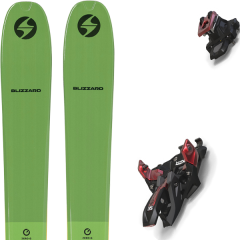 comparer et trouver le meilleur prix du ski Blizzard Rando zero g 095 + alpinist 12 black/red vert sur Sportadvice
