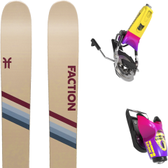 comparer et trouver le meilleur prix du ski Faction Alpin candide 4.0 + pivot 15 gw b130 forza 2.0 beige sur Sportadvice