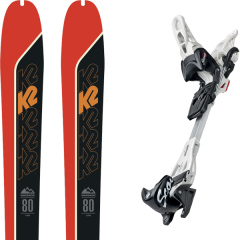 comparer et trouver le meilleur prix du ski K2 Rando wayback 80 + fritschi scout 11 stop 90mm rouge/noir sur Sportadvice