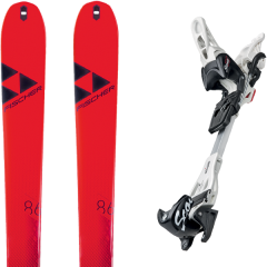 comparer et trouver le meilleur prix du ski Fischer Rando transalp 86 carbon + fritschi scout 11 stop 90mm rouge/noir sur Sportadvice