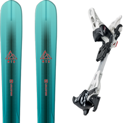 comparer et trouver le meilleur prix du ski Salomon Rando mtn explore 88 w bl/tq + fritschi scout 11 stop 90mm bleu sur Sportadvice