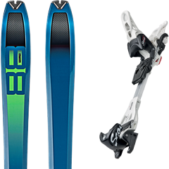 comparer et trouver le meilleur prix du ski Dynafit Rando tour 88 19 + fritschi scout 11 stop 90mm bleu/vert sur Sportadvice