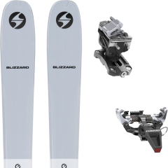 comparer et trouver le meilleur prix du ski Blizzard Rando zero g 085 + speed radical silver gris sur Sportadvice