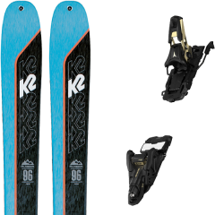 comparer et trouver le meilleur prix du ski K2 Rando talkback 96 + shift 13 mnc n black/gold 100 bleu/noir sur Sportadvice
