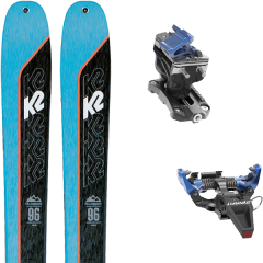 comparer et trouver le meilleur prix du ski K2 Rando talkback 96 + speed radical blue bleu/noir sur Sportadvice