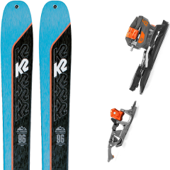 comparer et trouver le meilleur prix du ski K2 Rando talkback 96 + ion 10 100mm bleu/noir sur Sportadvice