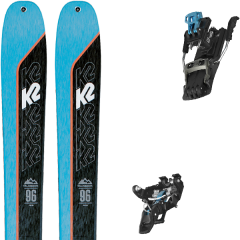 comparer et trouver le meilleur prix du ski K2 Rando talkback 96 + mtn tour black/blue g100 bleu/noir sur Sportadvice