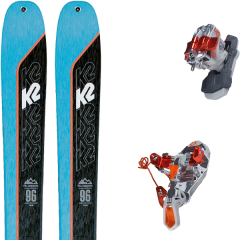 comparer et trouver le meilleur prix du ski K2 Rando talkback 96 + ion lt 12 with leash bleu/noir sur Sportadvice