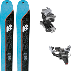 comparer et trouver le meilleur prix du ski K2 Rando talkback 96 + speed radical silver bleu/noir sur Sportadvice