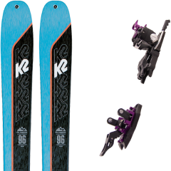 comparer et trouver le meilleur prix du ski K2 Rando talkback 96 + summit 7 100 mm bleu/noir sur Sportadvice