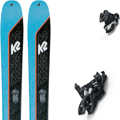 comparer et trouver le meilleur prix du ski K2 Rando talkback 96 + alpinist 12 black/ium bleu/noir sur Sportadvice
