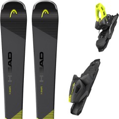 comparer et trouver le meilleur prix du ski Head Alpin v-shape v8 sw lyt-pr bk/yw + pr 11 gw br.78 noir/gris/jaune sur Sportadvice