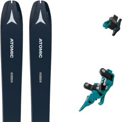 comparer et trouver le meilleur prix du ski Atomic Rando backland wmn 85 dark blue/black + oazo 6 bleu/noir/beige sur Sportadvice