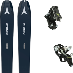 comparer et trouver le meilleur prix du ski Atomic Rando backland wmn 85 dark blue/black + tour speed turn w/o brake 19 bleu/noir/beige sur Sportadvice