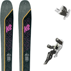 comparer et trouver le meilleur prix du ski K2 Rando talkback 88 + guide 12 gris gris/noir sur Sportadvice