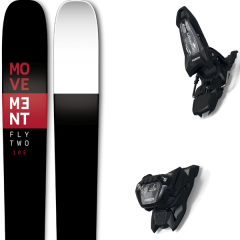 comparer et trouver le meilleur prix du ski Movement Alpin fly two 105 + griffon 13 id black noir sur Sportadvice