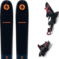 comparer et trouver le meilleur prix du ski Blizzard Rando zero g 105 blue/orange + kingpin 10 100-125mm black/red bleu sur Sportadvice