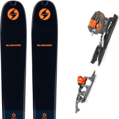 comparer et trouver le meilleur prix du ski Blizzard Rando zero g 105 blue/orange + ion 10 115mm bleu sur Sportadvice