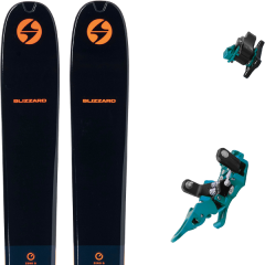 comparer et trouver le meilleur prix du ski Blizzard Rando zero g 105 blue/orange + oazo 6 bleu sur Sportadvice
