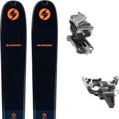 comparer et trouver le meilleur prix du ski Blizzard Rando zero g 105 blue/orange + speed radical silver bleu sur Sportadvice