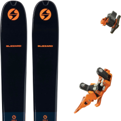 comparer et trouver le meilleur prix du ski Blizzard Rando zero g 105 blue/orange + oazo 8 bleu sur Sportadvice