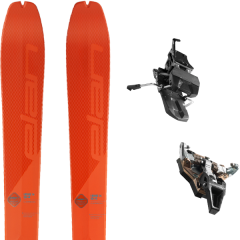 comparer et trouver le meilleur prix du ski Elan Rando ibex 94 carbon + st radical turn 95 black orange sur Sportadvice